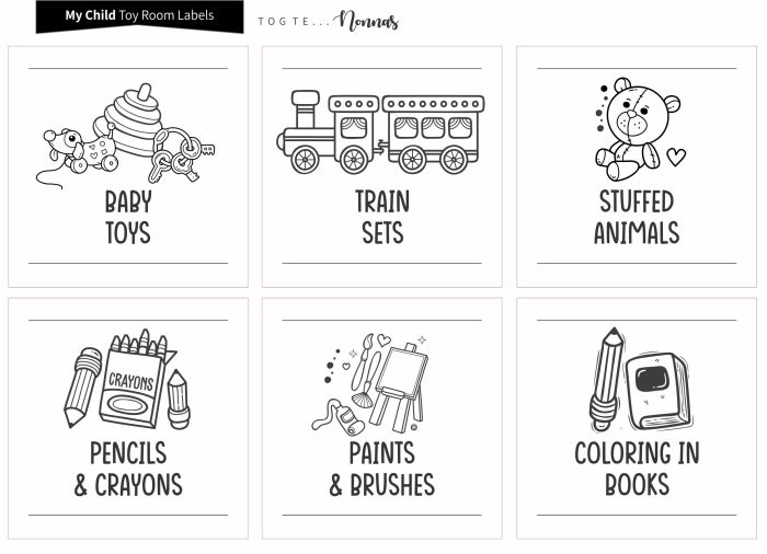 Toy Room Labels - Image 13
