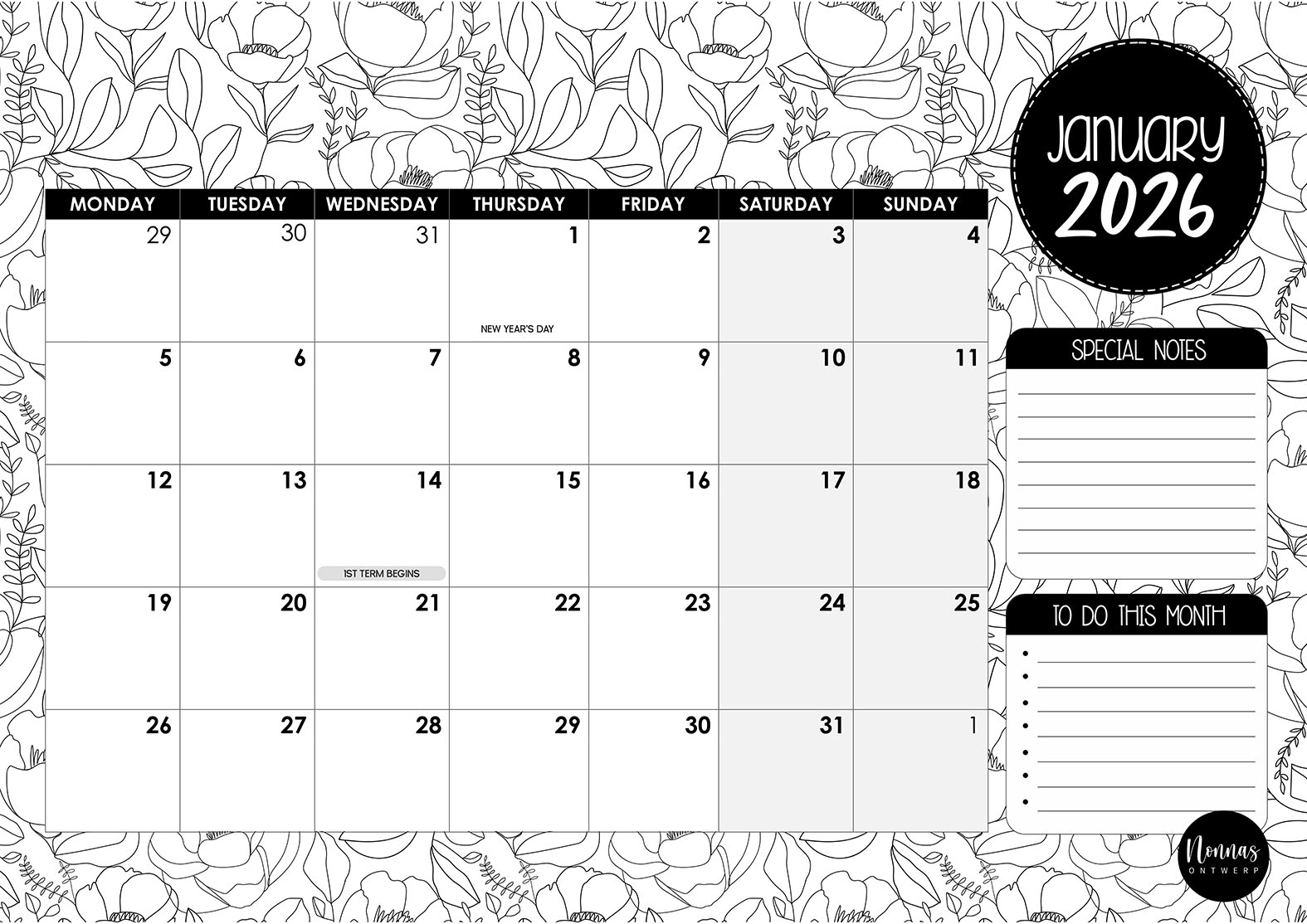 EC008 - Flowerpatterns - Image 3